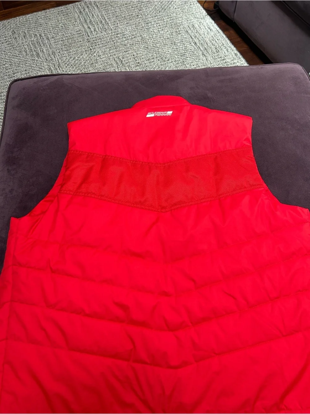 Officially licensed Ferrari vest with Yellow Shield Emblem